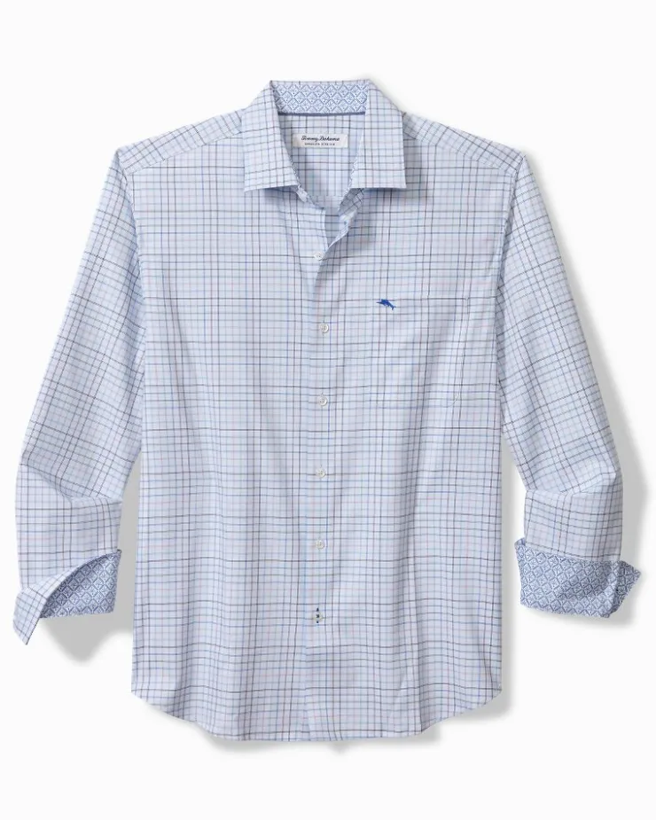 Tommy Bahama Sarasota Stretch Cabo Check IslandZone® Shirt- Shirts