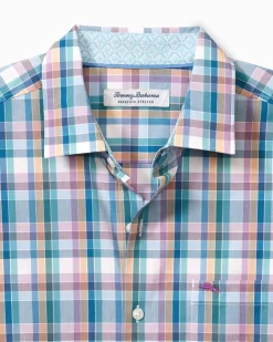 Tommy Bahama Sarasota Stretch Los Reyes Check IslandZone® Shirt- Shirts