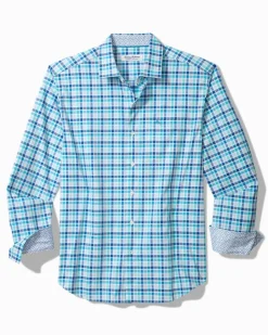 Tommy Bahama Sarasota Stretch St. Kitts Check IslandZone® Shirt- Shirts