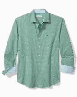 Tommy Bahama Sarasota Stretch Ventura Isles IslandZone® Stripe Shirt- Shirts