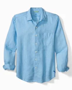 Tommy Bahama Sea Glass Breezer Linen Shirt- Shirts