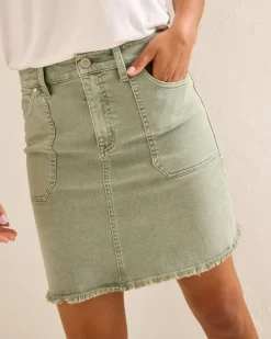 Tommy Bahama Sea Glass Utility Skirt-Women Skirts