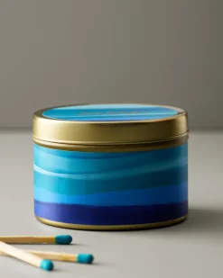 Tommy Bahama Sea Salt and Coastal Mist 6-oz. Tin Candle- Candles & Diffusers