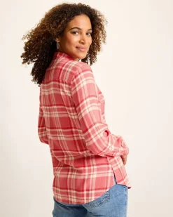Tommy Bahama Seabed Sands Flannel Shirt-Women Tops & Shirts