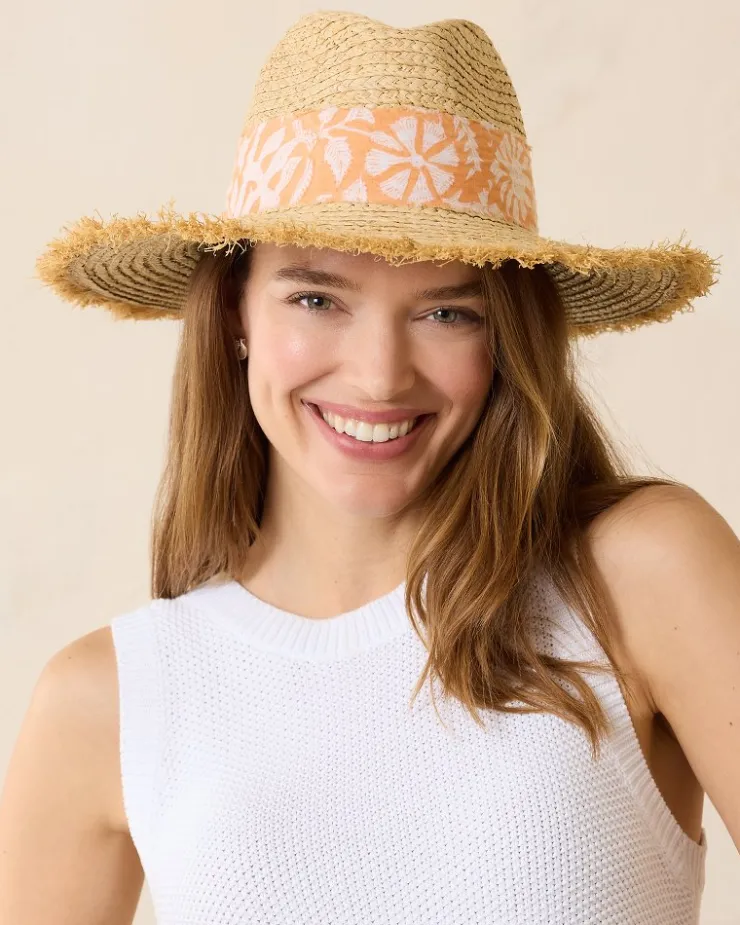 Tommy Bahama Seaside Continental Raffia Hat-Women Hats & Caps