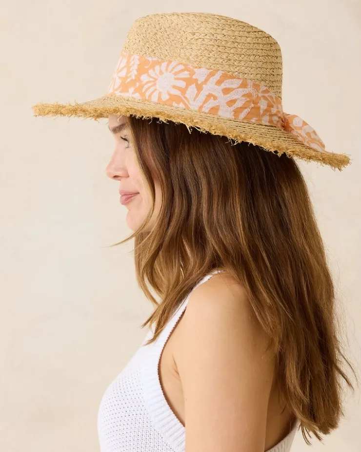 Tommy Bahama Seaside Continental Raffia Hat-Women Hats & Caps