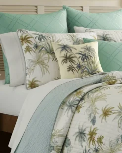 Tommy Bahama Serenity Palms King Quilt- Quilts & Blankets