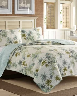 Tommy Bahama Serenity Palms King Quilted Sham- Pillows & Shams