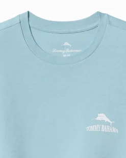 Tommy Bahama Shark Dressed Man Graphic T-Shirt- T-Shirts|Shirts