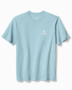 Tommy Bahama Shark Dressed Man Graphic T-Shirt- T-Shirts|Shirts