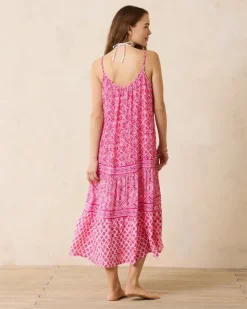 Tommy Bahama Shell Beach Midi Coverup Dress-Women Beach Coverups|Dresses