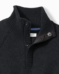 Tommy Bahama Shoreline Surfcomber Snap-Mock Sweater- Sweaters