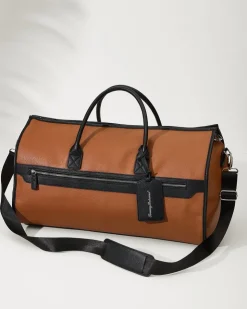 Tommy Bahama Siena Tan 2-in-1 Garment Duffel Bag- Luggage & Travel|Luggage & Travel
