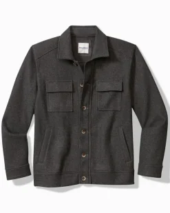 Tommy Bahama Silver Lake CPO Shirt Jacket- Jackets & Outerwear|Shirts
