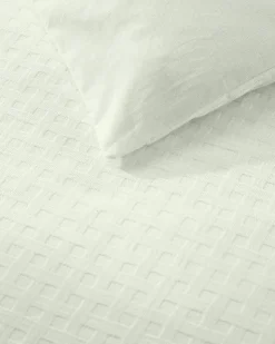 Tommy Bahama Solid Basketweave 3-Piece King Comforter Set- Comforters & Duvets