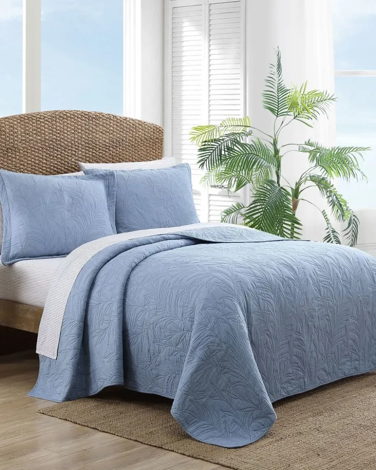 Tommy Bahama Solid Costa Sera King Quilt- Quilts & Blankets