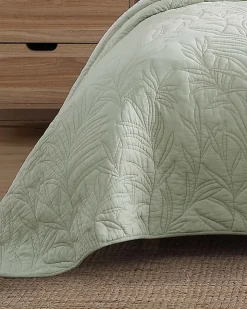 Tommy Bahama Solid Costa Sera King Quilt- Quilts & Blankets