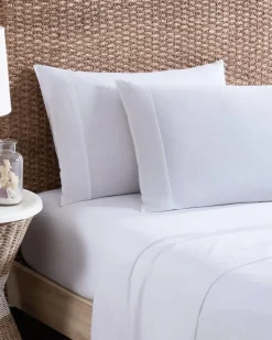Tommy Bahama Solid 4-Piece Queen Sheet Set- Sheet Sets & Bedskirts