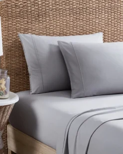 Tommy Bahama Solid 4-Piece Queen Sheet Set- Sheet Sets & Bedskirts