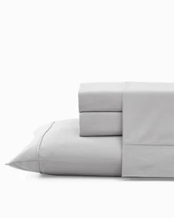 Tommy Bahama Solid 4-Piece Queen Sheet Set- Sheet Sets & Bedskirts