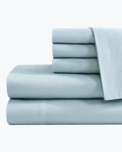 Tommy Bahama Solid Sateen 6-Piece Queen Sheet Set- Sheet Sets & Bedskirts