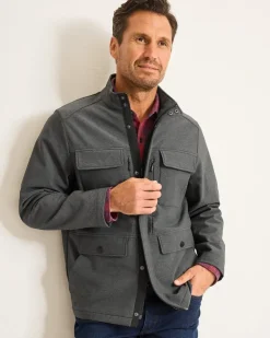 Tommy Bahama Stanley Park Softshell Field Jacket- Jackets & Outerwear
