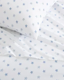 Tommy Bahama Starfish Treasure 4-Piece King Sheet Set- Sheet Sets & Bedskirts