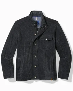 Tommy Bahama Sumner Fleece Shirt Jacket- Jackets & Outerwear