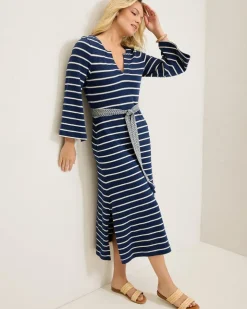 Tommy Bahama Sun Harbor Midi Caftan Dress-Women Dresses