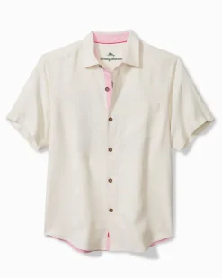 Tommy Bahama Surf the Yule Tide Silk Camp Shirt- Shirts