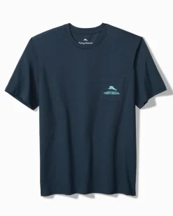 Tommy Bahama Talk Birdie to Me Graphic Pocket T-Shirt- T-Shirts