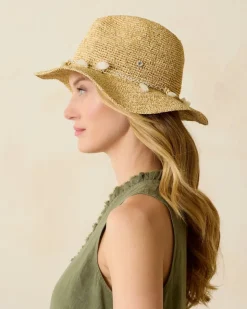 Tommy Bahama Taylor Straw Raffia Lux Hat-Women Hats & Caps