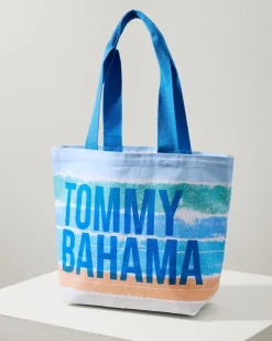 Tommy Bahama TB Stripe Reusable Tote-Women Beach Bags|Handbags & Clutches