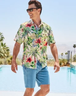 Tommy Bahama Tepito Garden IslandZone® Camp Shirt- Shirts