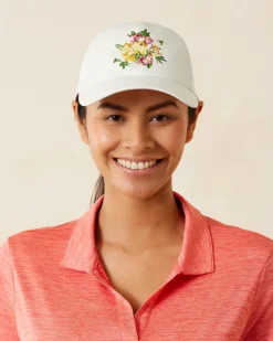 Tommy Bahama The Tropic Cays Floral Cap-Women Hats & Caps