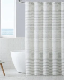 Tommy Bahama Tidal Stripe Shower Curtain- Bath