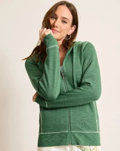 Tommy Bahama Tobago Bay Full-Zip Hoodie-Women Loungewear|Jackets