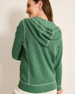 Tommy Bahama Tobago Bay Full-Zip Hoodie-Women Loungewear|Jackets
