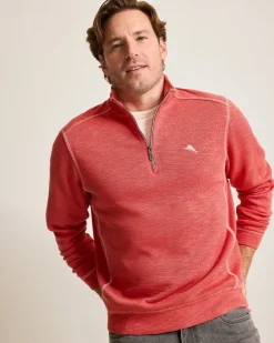 Tommy Bahama Tobago Bay Marlin Splash Half-Zip Sweatshirt- Sweatshirts