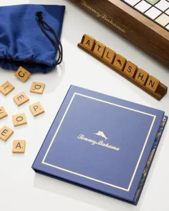 Tommy Bahama Deluxe Scrabble Board Game- Books & Games