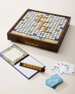 Tommy Bahama Deluxe Scrabble Board Game- Books & Games