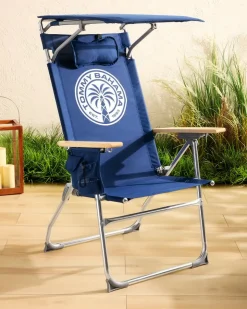 Tommy Bahama Highboy Chair With Shade- Outdoor Chairs|Beach Chairs