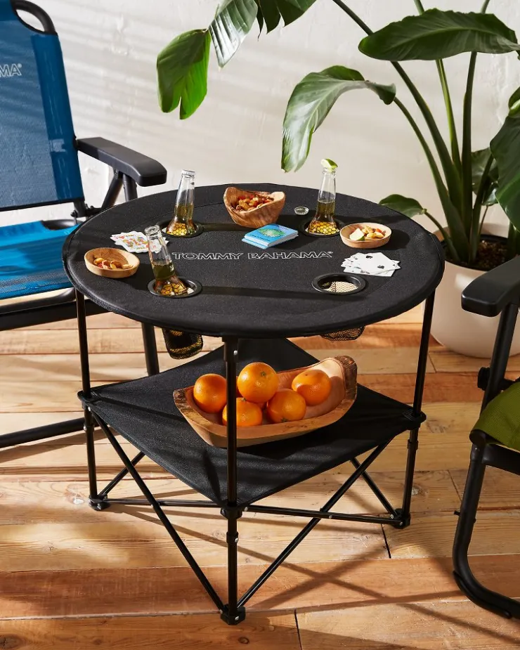 Tommy Bahama 28-Inch Excursion Table- Outdoor Chairs|Beach Accessories
