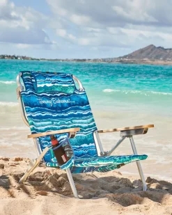 Tommy Bahama Malachite Print Deluxe Backpack Beach Chair- Outdoor Chairs|Beach Chairs