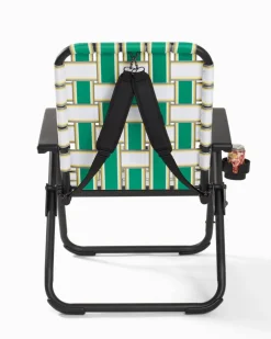 Tommy Bahama Retro Charm Strap Lawn Chair- Outdoor Chairs|Beach Chairs