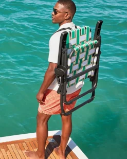 Tommy Bahama Retro Charm Strap Lawn Chair- Outdoor Chairs|Beach Chairs