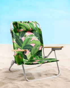 Tommy Bahama Swaying Fronds Deluxe Backpack Beach Chair- Outdoor Chairs|Beach Chairs