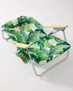 Tommy Bahama Tropical Fronds Deluxe Backpack Beach Chair- Outdoor Chairs|Beach Chairs