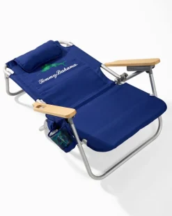Tommy Bahama Wavy Marlin Deluxe Backpack Beach Chair- Outdoor Chairs|Beach Chairs