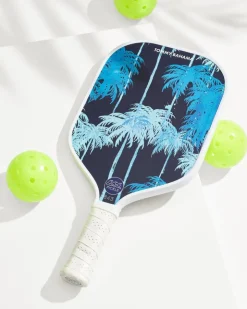 Tommy Bahama x Coastal Pickle Blue Palm Pickleball Paddle- Outdoor Accessories